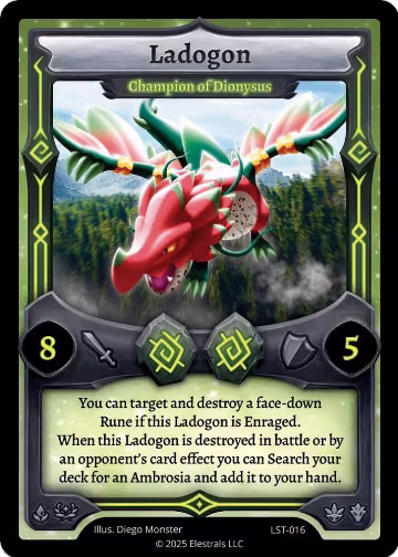 Ladogon - Champion of Dionysus (LST-016), Divine Champions: Lifestream — Elestrals card price