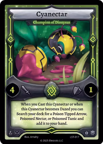 Cyanectar - Champion of Dionysus (LST-017), Divine Champions: Lifestream — Elestrals card price