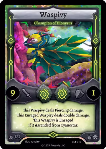 Waspivy - Champion of Dionysus (LST-018), Divine Champions: Lifestream — Elestrals card price
