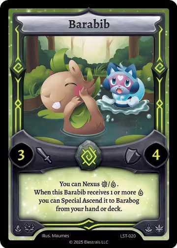 Barabib (LST-020), Divine Champions: Lifestream — Elestrals card price