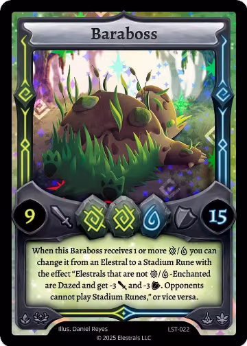 Baraboss (LST-022), Divine Champions: Lifestream — Elestrals card price