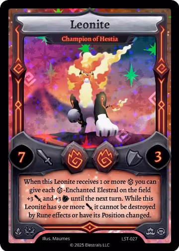 Leonite - Champion of Hestia (LST-027), Divine Champions: Lifestream — Elestrals card price