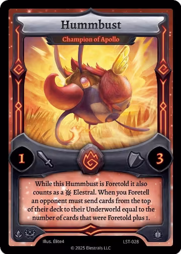 Hummbust - Champion of Apollo (LST-028), Divine Champions: Lifestream — Elestrals card price