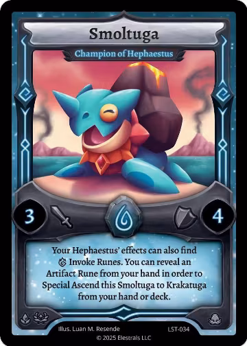 Smoltuga - Champion of Hephaestus (LST-034), Divine Champions: Lifestream — Elestrals card price