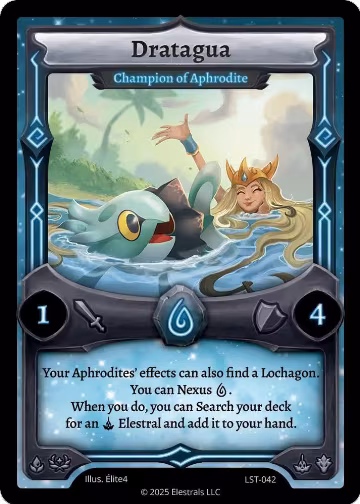 Dratagua - Champion of Aphrodite (LST-042), Divine Champions: Lifestream — Elestrals card price