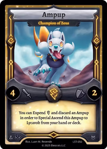 Ampup - Champion of Zeus (LST-050), Divine Champions: Lifestream — Elestrals card price