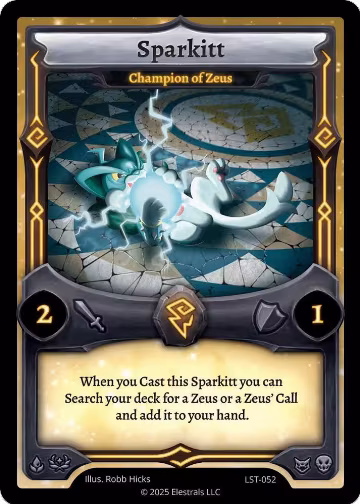 Sparkitt - Champion of Zeus (LST-052), Divine Champions: Lifestream — Elestrals card price