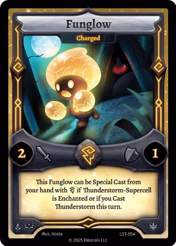 Funglow - Charged (LST-054), Divine Champions: Lifestream — Elestrals card price