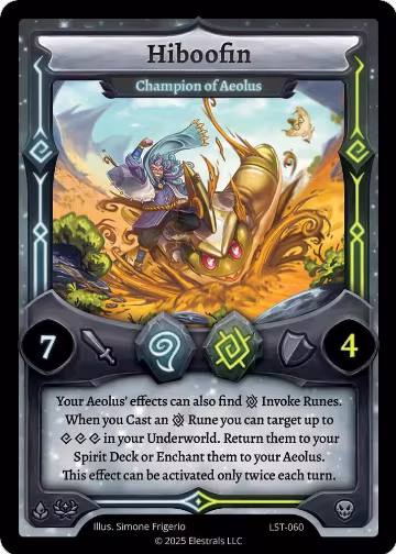 Hiboofin - Champion of Aeolus (LST-060), Divine Champions: Lifestream — Elestrals card price