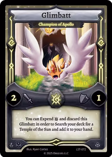 Glimbatt - Champion of Apollo (LST-072), Divine Champions: Lifestream — Elestrals card price