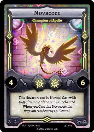Novacore - Champion of Apollo (LST-073), Divine Champions: Lifestream — Elestrals card price