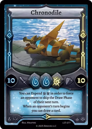 Chronodile (LST-077), Divine Champions: Lifestream — Elestrals card price