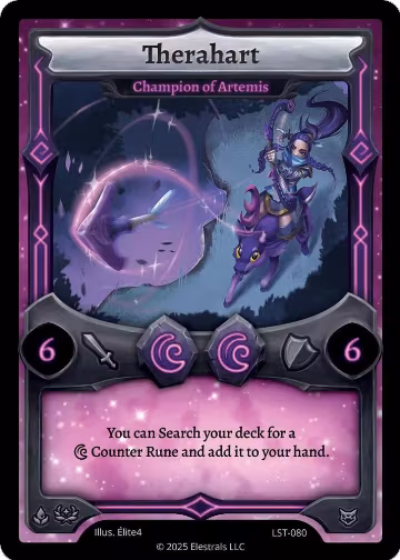 Therahart - Champion of Artemis (LST-080), Divine Champions: Lifestream — Elestrals card price