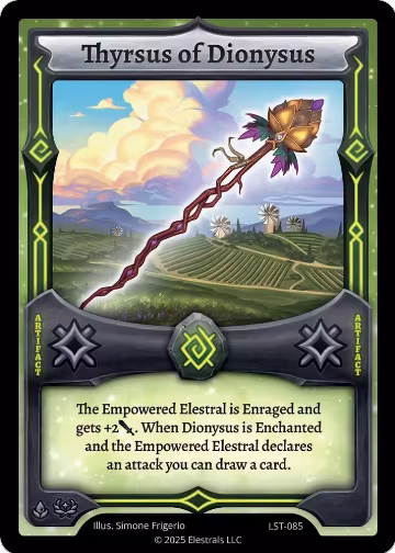 Thyrsus of Dionysus (LST-085), Divine Champions: Lifestream — Elestrals card price