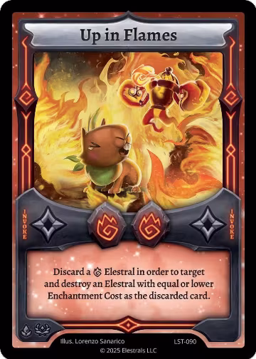 Up in Flames (LST-090), Divine Champions: Lifestream — Elestrals card price