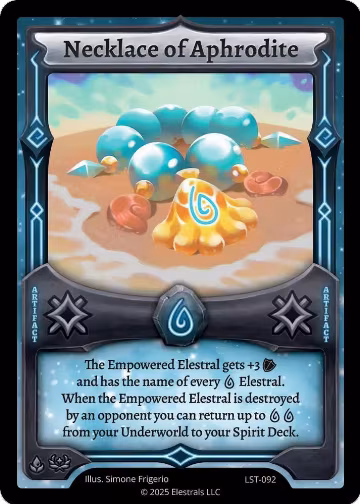 Necklace of Aphrodite (LST-092), Divine Champions: Lifestream — Elestrals card price