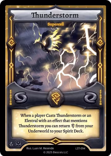 Thunderstorm - Supercell (LST-094), Divine Champions: Lifestream — Elestrals card price