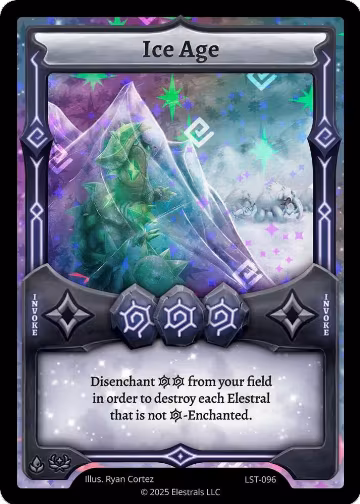 Ice Age (LST-096), Divine Champions: Lifestream — Elestrals card price