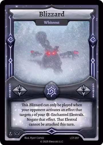 Blizzard - Whiteout (LST-097), Divine Champions: Lifestream — Elestrals card price