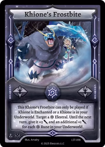 Khione's Frostbite (LST-098), Divine Champions: Lifestream — Elestrals card price