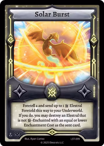 Solar Burst (LST-099), Divine Champions: Lifestream — Elestrals card price