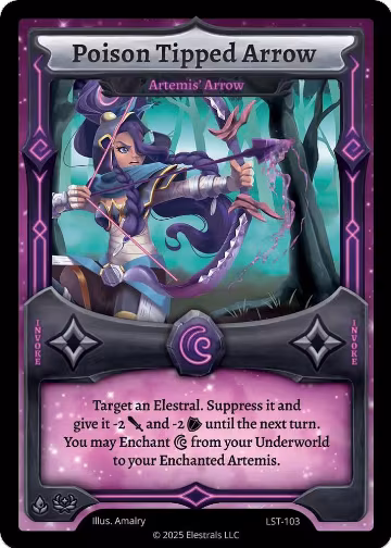 Poison Tipped Arrow - Artemis' Arrow (LST-103), Divine Champions: Lifestream — Elestrals card price