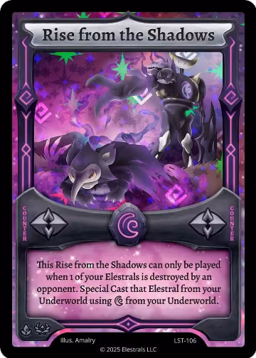Rise from the Shadows (LST-106), Divine Champions: Lifestream — Elestrals card price
