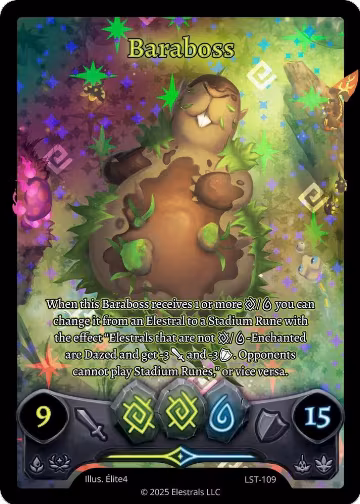 Baraboss (Full Art) (LST-109), Divine Champions: Lifestream — Elestrals card price