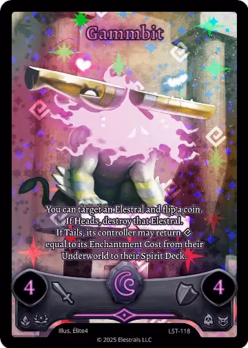 Gammbit (Full Art) (LST-118), Divine Champions: Lifestream — Elestrals card price