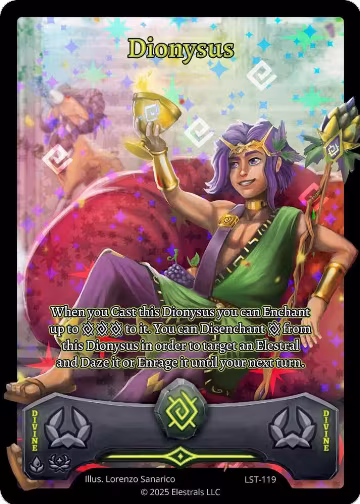 Dionysus (Full Art) (LST-119), Divine Champions: Lifestream — Elestrals card price