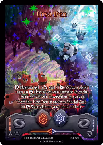Ursa Den (Full Art) (LST-120), Divine Champions: Lifestream — Elestrals card price