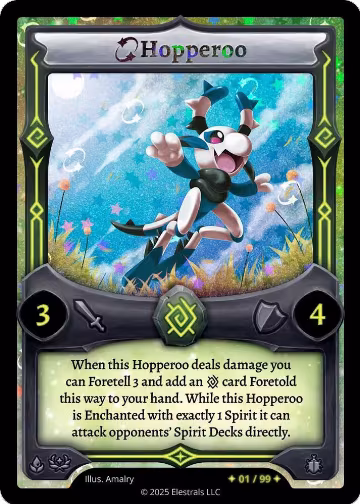 Hopperoo (Serialized) (/99), Divine Champions: Lifestream — Elestrals card price