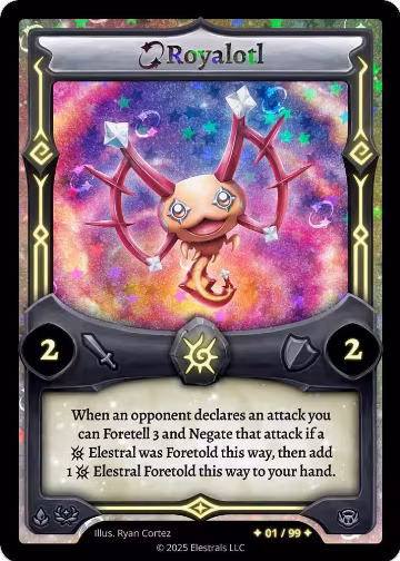 Royalotl (Serialized) (/99), Divine Champions: Lifestream — Elestrals card price