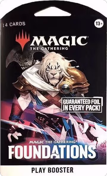 Magic: The Gathering Foundations - Sleeved Play Booster Pack, Foundations — Magic sealed product price
