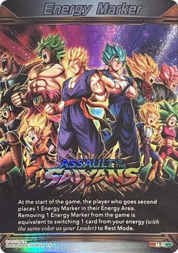 Energy Marker - Assault of the Saiyans (M-20) (Silver) (M-20), Prismatic Clash — DB Super card price