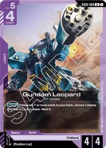 Gundam Leopard (GD02-060), Dual Impact — Gundam card price