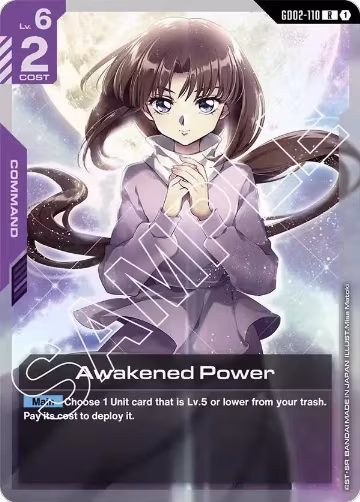 Awakened Power (GD02-110), Dual Impact — Gundam card price
