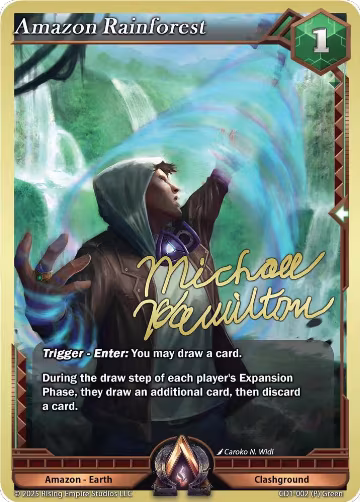 Amazon Rainforest (CD1-002), Champion Deck: Michael Hamilton — Alpha Clash card price