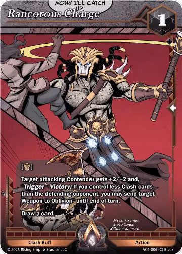 Rancorous Charge (AC6-006), Echoes of Eternity — Alpha Clash card price