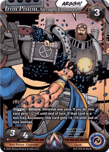 Iron Piston, Strength Enhanced (AC6-018), Echoes of Eternity — Alpha Clash card price