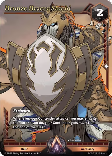 Bronze Bracer Shield (AC6-026) — card price