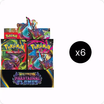 Phantasmal Flames Booster Box Case, Phantasmal Flames — Pokémon sealed product price