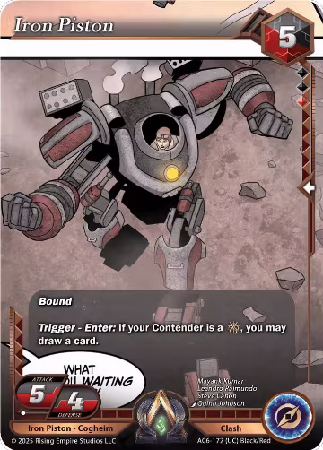 Iron Piston (AC6-172), Echoes of Eternity — Alpha Clash card price