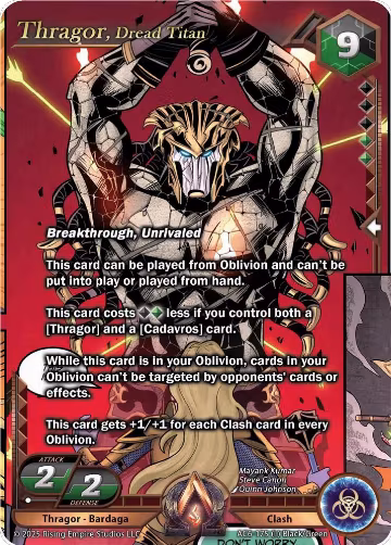 Thragor, Dread Titan (AC6-175), Echoes of Eternity — Alpha Clash card price