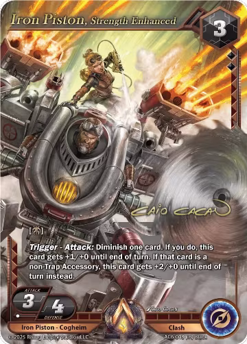 Iron Piston, Strength Enhanced (Iconic Rare) (AC6-018), Echoes of Eternity — Alpha Clash card price