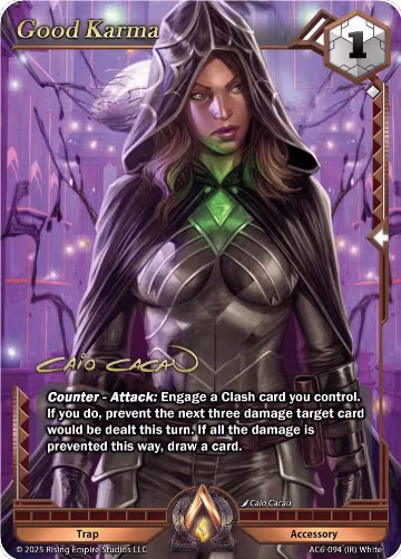 Good Karma (Iconic Rare) (AC6-094), Echoes of Eternity — Alpha Clash card price