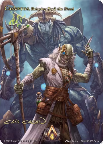 Cadavros, Bringing Back the Dead (Iconic Art) (AC6-046), Echoes of Eternity — Alpha Clash card price