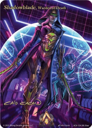 Shadowblade, Warden of Death (Iconic Art) (AC6-124), Echoes of Eternity — Alpha Clash card price