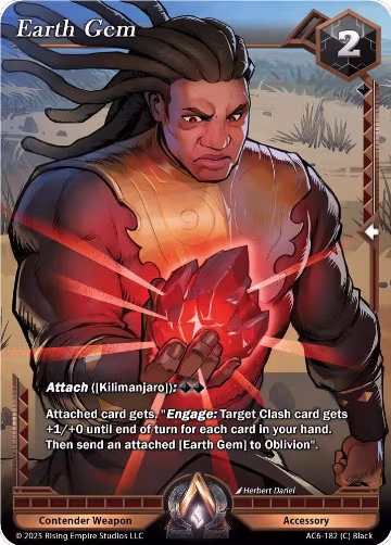 Earth Gem (AC6-182), Echoes of Eternity — Alpha Clash card price