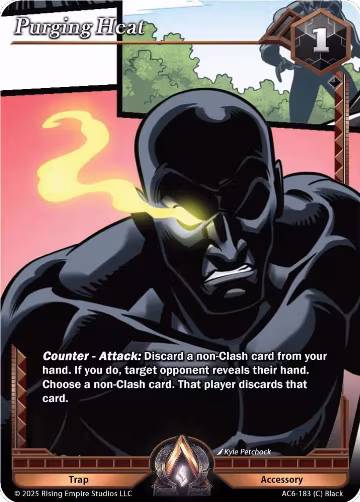 Purging Heat (AC6-183), Echoes of Eternity — Alpha Clash card price